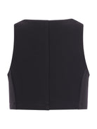 Panciotto per bambina Balmain Kids nero con bottoni dorati sul davanti BY5A02 J0371 930 BALMAIN KIDS 