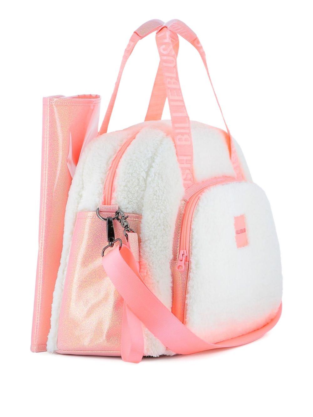 Borsa fasciatoio per neonati Billieblush beige con shearling sintetico U21490 121 BILLIEBLUSH 