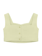 Top per bambina Monnalisa verde con bottoni 71G307 7303 0020 MONNALISA 