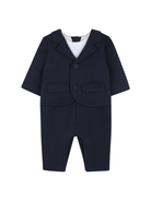 Tutina per neonato Boss Kids blu con modello blazer con bottoni J52699 849 BOSS KIDS 