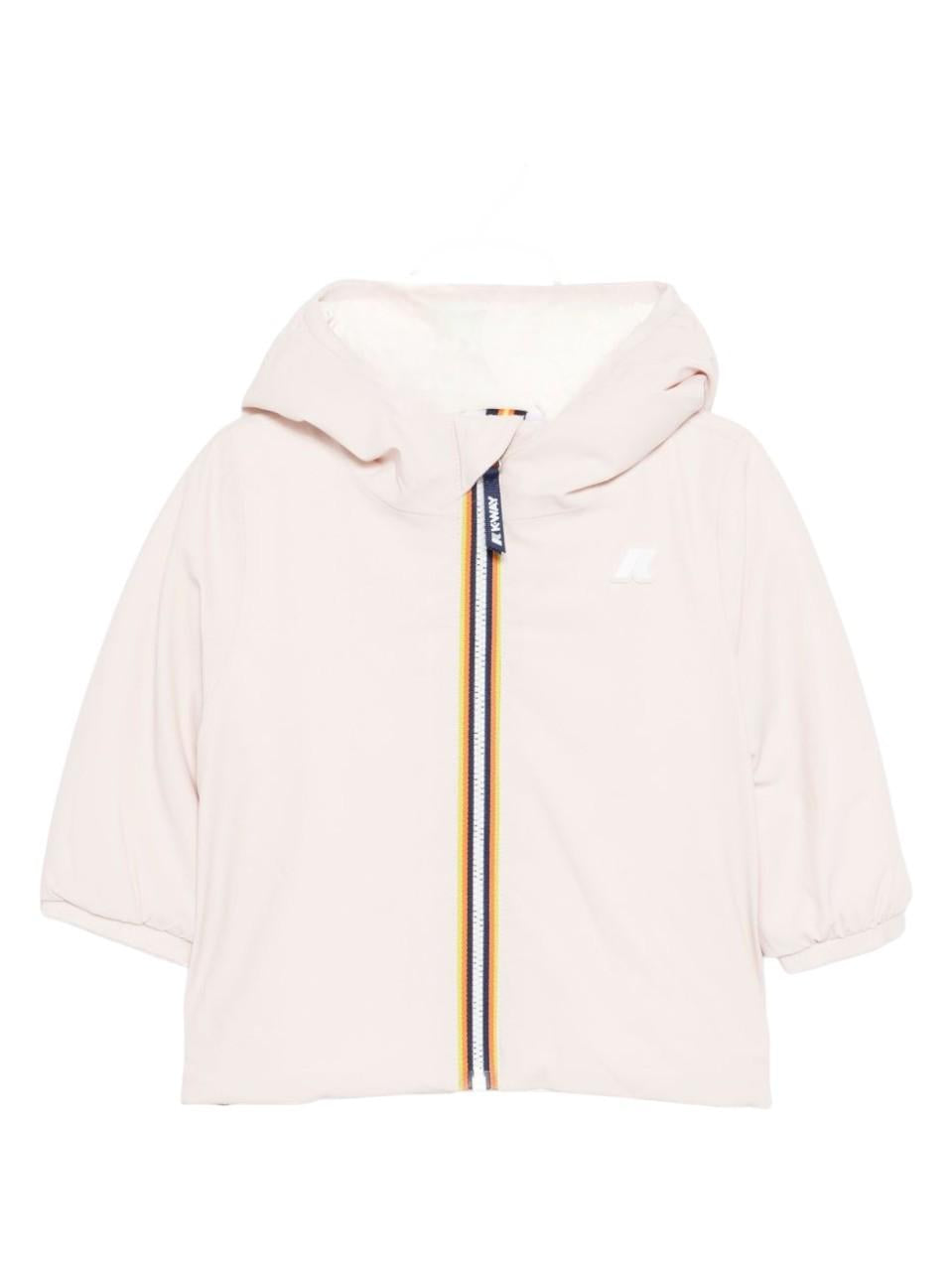 Giubbino per neonata K-Way Kids Jack rosa con design imbottito K71338W B3E K-WAY KIDS 