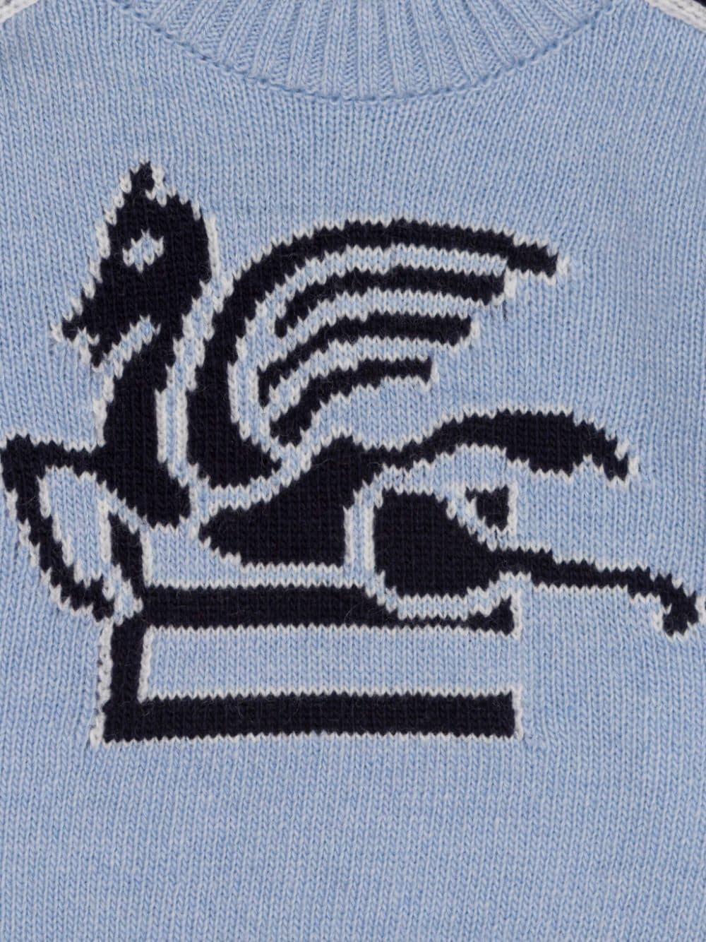 Maglione blu per neonato Pegaso ETRO KIDS GV9500 Z2498 603 ETRO KIDS 
