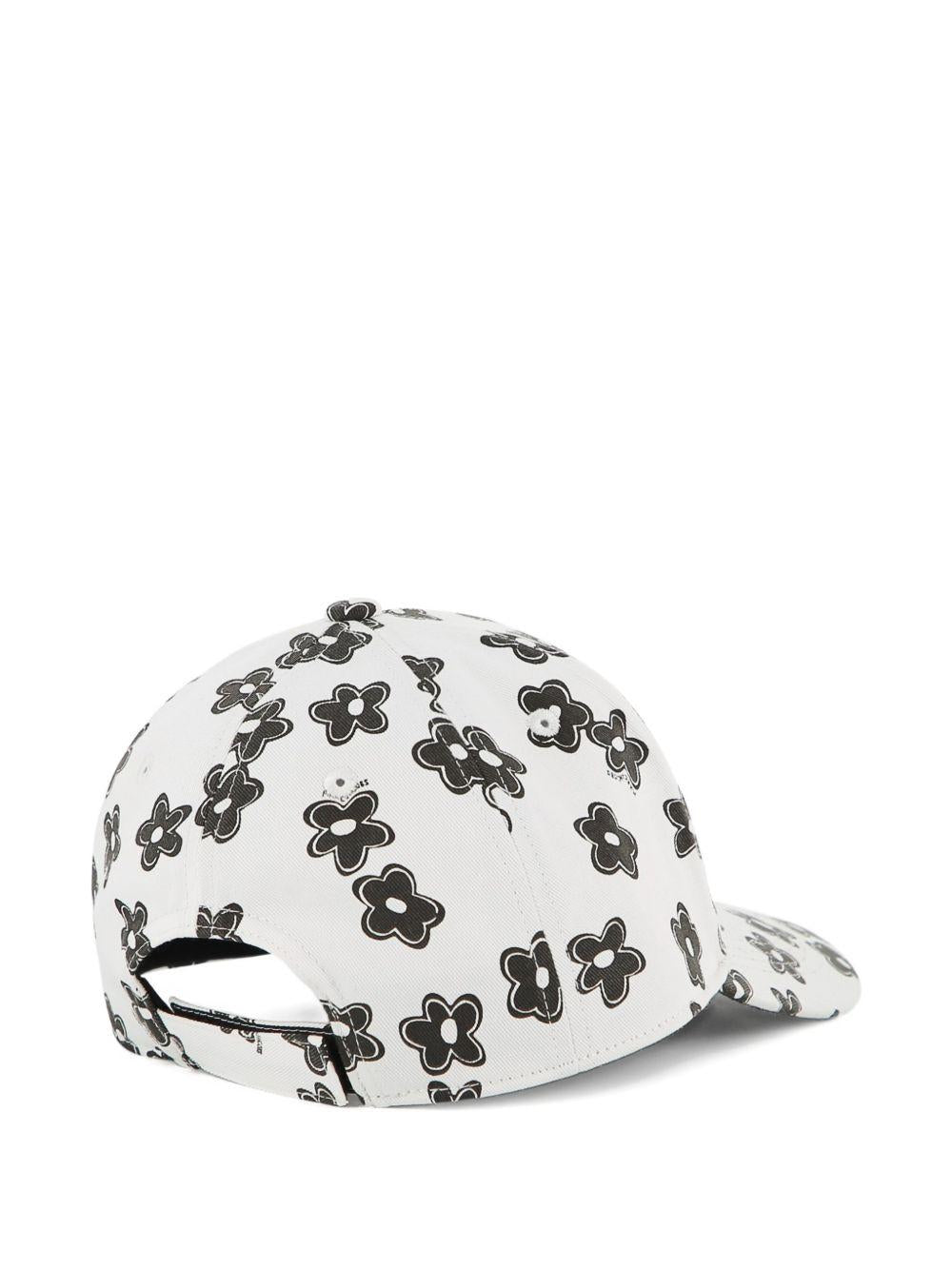 Cappello da baseball per bambina The Marc Jacobs Kids multicolore con stampa a fiori W60839 126 THE MARC JACOBS KIDS 