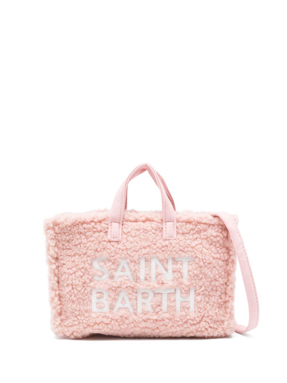 Phone Bag per bambina MC2 Saint Barth Kids rosa con fodera effetto teddy PHONE004 01494I MC2 ST. BARTH KIDS 
