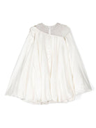 Abito con decorazione di cristalli MA FW24 G19 IVORY MAISON AVA 