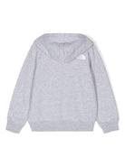Felpa per bambino The North Face grigio con cappuccio con stampa logo NF0A89HB DYX1 THE NORTH FACE 