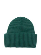Berretto per bambino MC2 Saint Barth Kids verde con toppa con logo BRR0001 02305I MC2 ST. BARTH KIDS 
