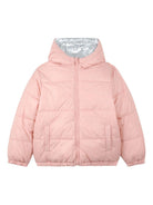 Giubbino per bambina Kenzo Kids color argento con logo sul davanti K61305 M54 KENZO KIDS 