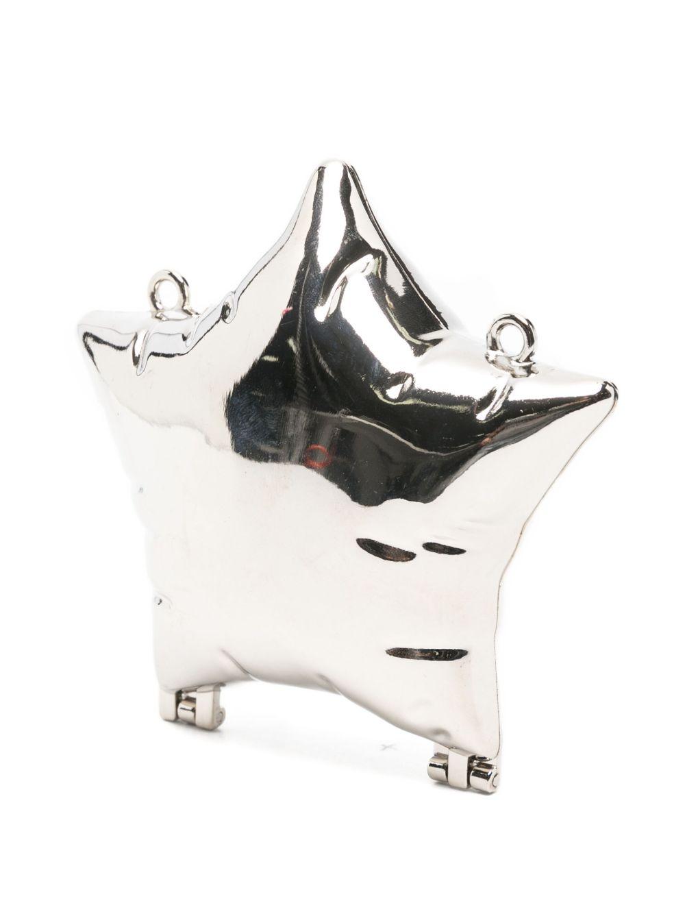 Borsa a tracolla per bambina John Richmond Junior argento a forma di stella RGA25025BO SILVER JOHN RICHMOND JUNIOR 