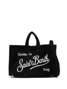 Phone Bag per bambina MC2 Saint Barth Kids nero in velluto PHONE008 00207I MC2 ST. BARTH KIDS 