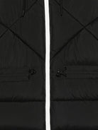 Giubbino per bambino MSGM Kids nero con design trapuntato F5MSJGPF005 110 MSGM KIDS 