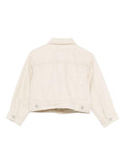 Giacca per bambini Molo beige con collo a punta 5S26M304 8894 MOLO 