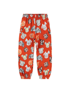 Chino per bambina Molo rosso in cotone biologico 2W25I202 8201 MOLO 