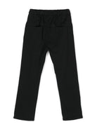 Pantaloni bianchi per bambino con logo sul retro Paolo Pecora Kids PP3870 NERO PAOLO PECORA KIDS 