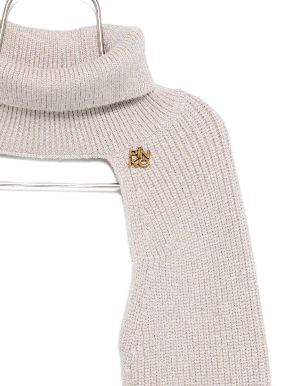 Coprispalle per bambina Pinko Kids grigio con dettaglio logo KFMA018CFL085 5028 PINKO KIDS 