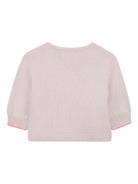 Set maglione e leggins per neonata Billieblush rosa con ricamo gatto U21444 450 BILLIEBLUSH 