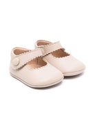 Scarpe primi passi per neonata Eli1957 beige con soletta in pelle con logo 0347AL NUDE ElI 