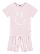 Pigiama per bambina Molo Luvis rosa con stampa smiley 6S25R401 5463 MOLO 