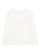 T-shirt per bambina Chloé Kis bianca con design con logo a contrasto C20650 117 CHLOE' KIDS 