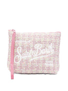 Pochette Aline per bambina MC2 Saint Barth Kids  rosa con logo ricamato ALI0027 00267I MC2 ST. BARTH KIDS 