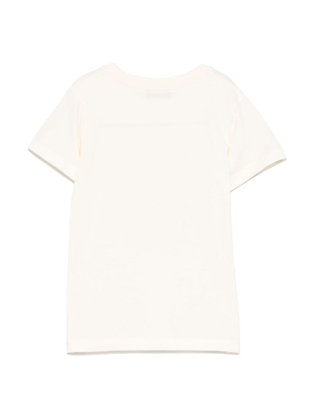 T-shirt per bambino TRUSSARDI JUNIOR beige con stampa grafica TBP25091TS BUTTER TRUSSARDI JUNIOR 