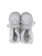 Stivali per bambina Monnalisa argento con design imbottito con glitter 8CD012 4F07 0075 MONNALISA 