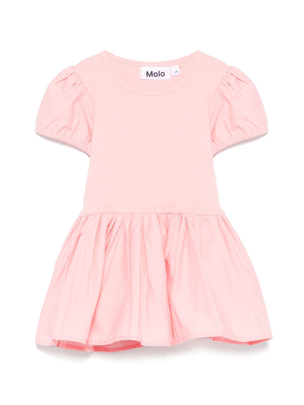 Abito Caitlin per neonata Molo rosa con ruches 4S25E102 8283 MOLO 