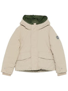 Giacca imbottita per bambino Save The Duck Kids beige con cappuccio P32292B COTO21 21651 SAVE THE DUCK KIDS 