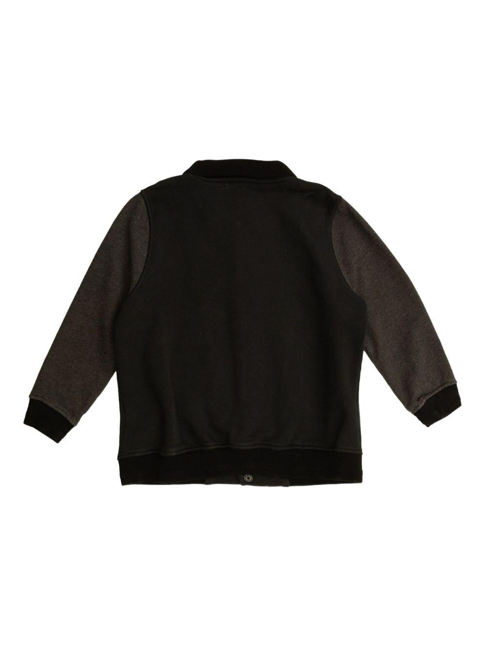 Giacca per bambino Bonpoint bomber nero con logo ricamato P05BJAK00001 199A BONPOINT 