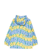 Giubbino per bambino Stella McCartney Kids azzurro con stampa all-over TY2P37 Z3524 642MC STELLA McCARTNEY KIDS 