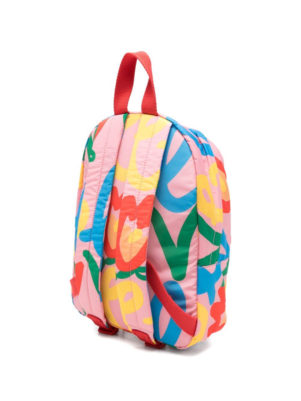 Zaino disegnato per bambina Stella McCartney Kids multicolor con manico TY0A78 Z3614 509MC STELLA McCARTNEY KIDS 