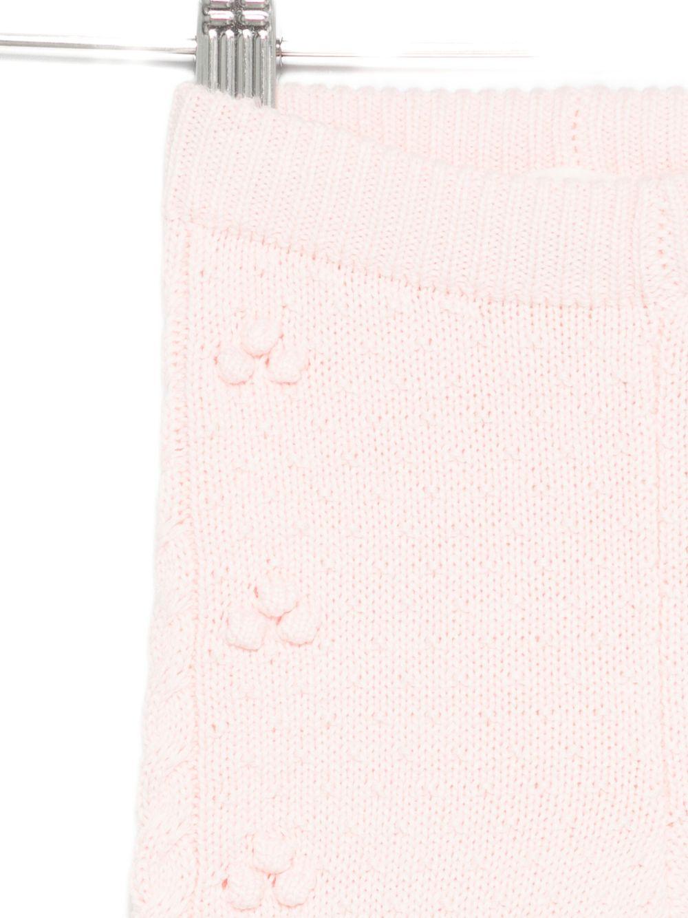 Pantaloni per neonata Louise Misha rosa con dettagli floreali FRC-W25-L0006 BLUSH LOUISE MISHA 