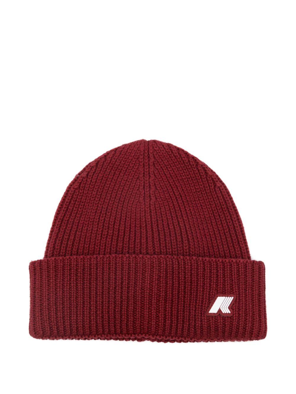 Berretto per bambino K-Way Kids rosso con visiera ripiegata K1151RW KAO K-WAY KIDS 