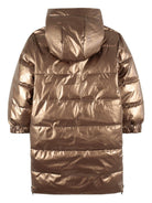Piumino reversibile per bambina Karl Lagerfeld Kids nero con cappuccrio e spacchi laterali Z30603 M22 KARL LAGERFELD KIDS 