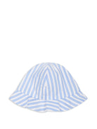 Cappello bucket con ricamo per neonata Dolce & Gabbana Kids azzurro con tesa stretta e bassa LN5H61 FR50R S8051 DOLCE & GABBANA KIDS 