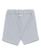 Shorts per neonato Donsje Ithri azzurro con motivo con ricamo 4096001NB 00070 DONSJE 