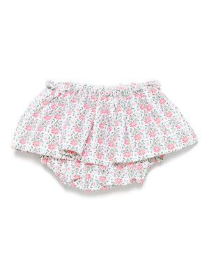 Mariella Ferrari white floral skirt for baby girls