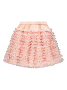 Gonna Blissus per bambina Molo rosa con ruches a strati 2S26D116 8058 MOLO 