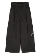 Pantaloni neri per bambina con stampa logo John Richmond Junior RGA24152PA BLACK JOHN RICHMOND JUNIOR 