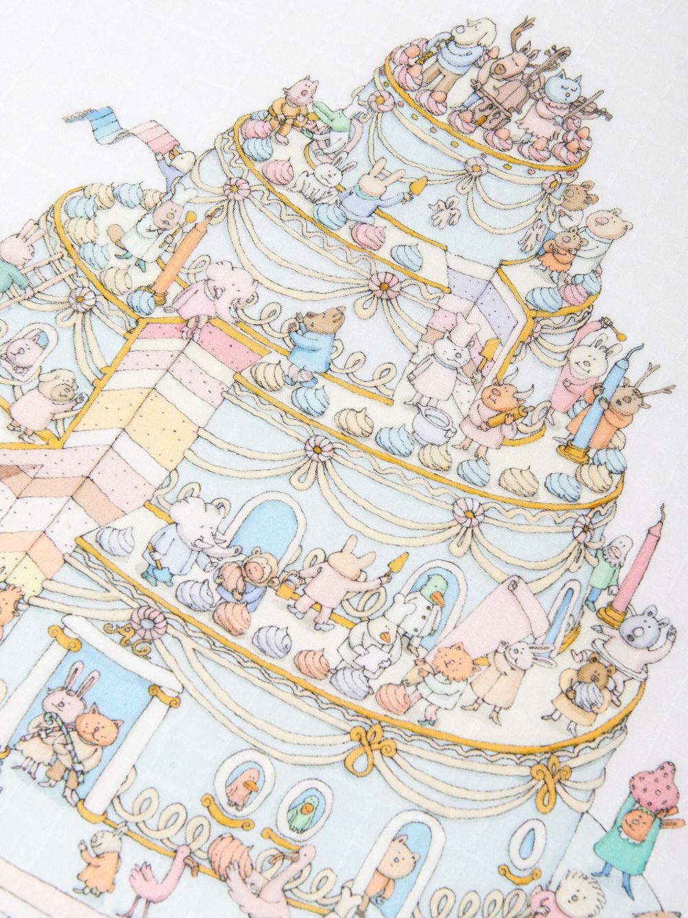 Coperta Le Gâteau per neonati Atelier Choux multicolore con stampa grafica CA-CQ-LEG A-U ATELIER CHOUX PARIS 