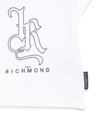 T-shirt per neonato John Richmond Junior bianco con logo RIP25070TS WHITE JOHN RICHMOND JUNIOR 