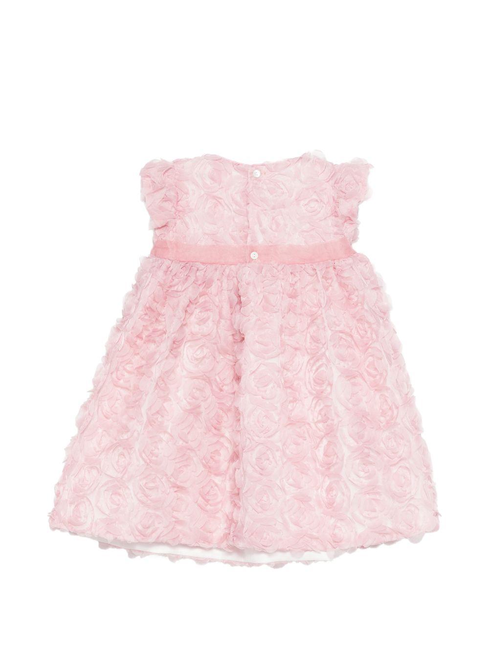 Abito per neonata La Stupenderia rosa con dettaglio fiocco 2CCAB66 X05 LA STUPENDERIA 