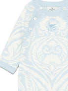 Set tutina con cappello abbinato per neonato ETRO KIDS azzurro con motivo damascato GXB500 X0224 604AV ETRO KIDS 