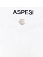 Jeans dritti per bambina Aspesi Kids bianco con passanti S25059PLC6060 010 ASPESI 