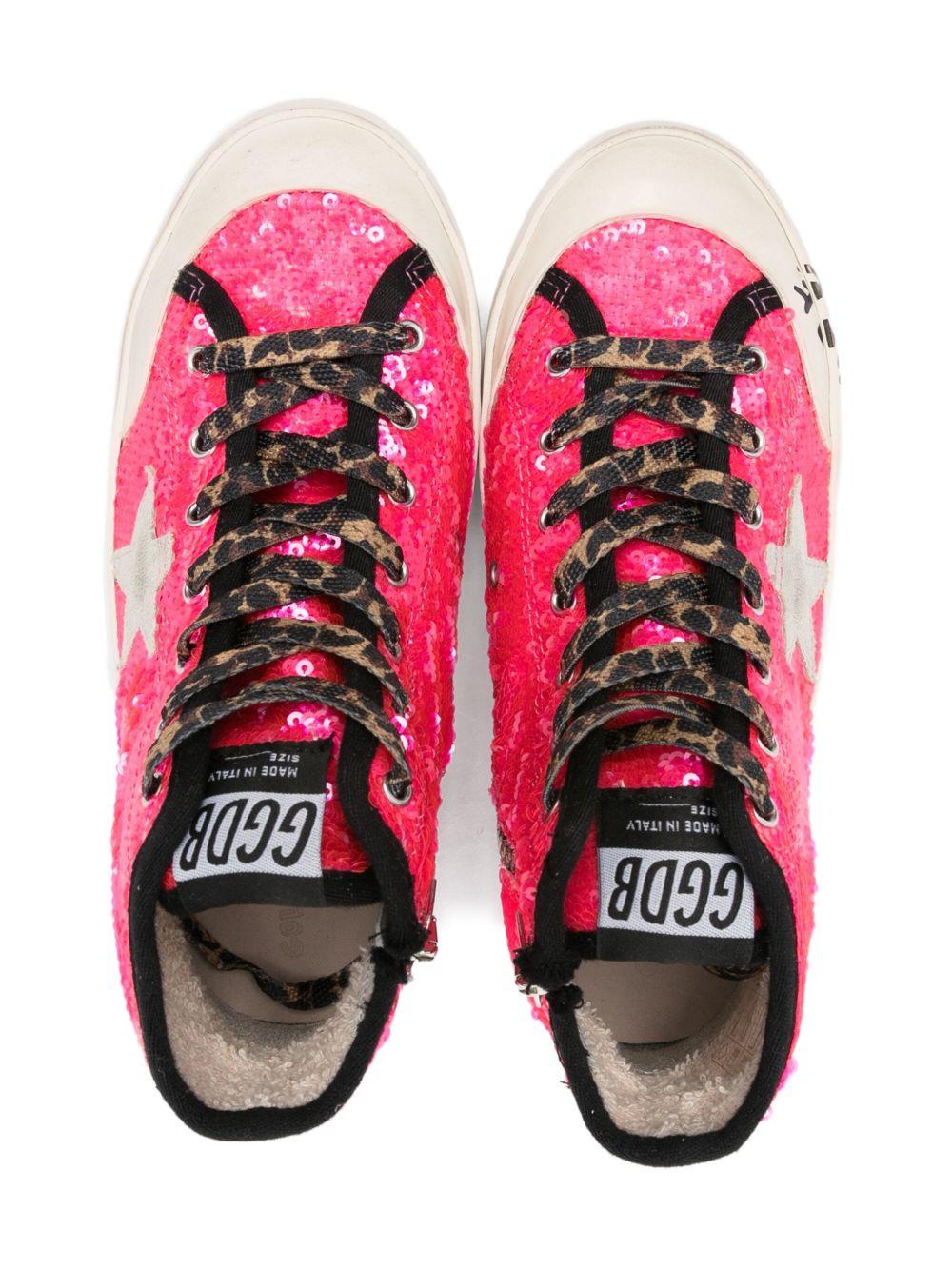 Sneakers Francy Penstar per bambina Golden Goose Kids rosa con decorazione con paillettes GYF00114F007580 25612 GOLDEN GOOSE KIDS 