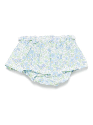 Mariella Ferrari baby girl skirt in light blue with flowers