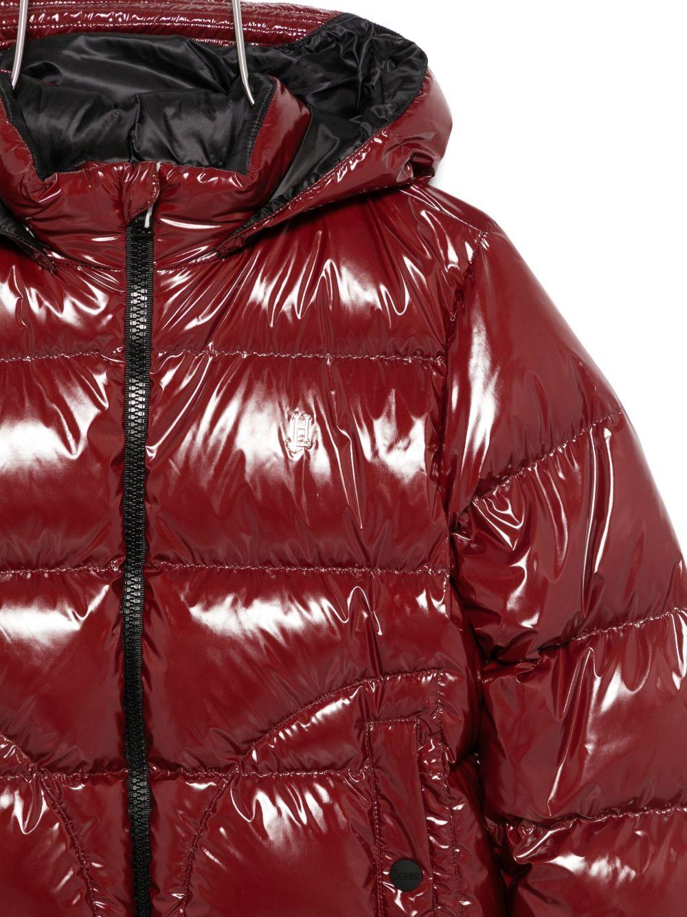 Giubbino per bambina Herno Kids rosso con design imbottito PI000037X12220Z 6705 HERNO KIDS 