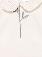 Blusa per bambina Donsje Sennie beige con dettaglio con ruches 4094100 00003 DONSJE 