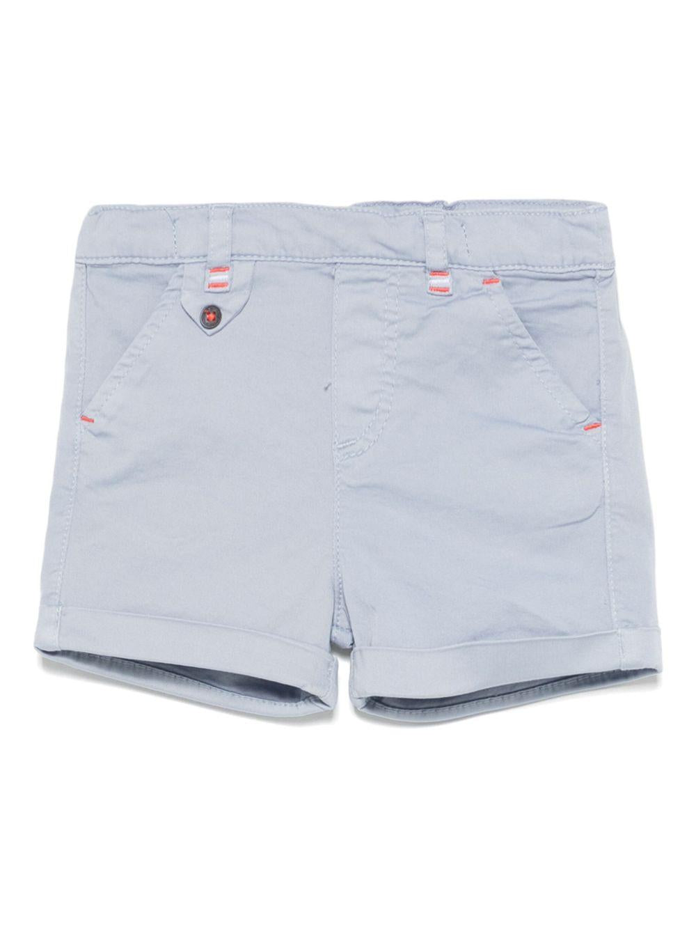 Shorts per neonato Tartine Et Chocolat azzurro in twill CA26131 44 TArtine & Chocolat 