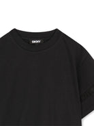 Abito per bambina DKNY Kids nero a maniche corte D62600 09B DKNY 